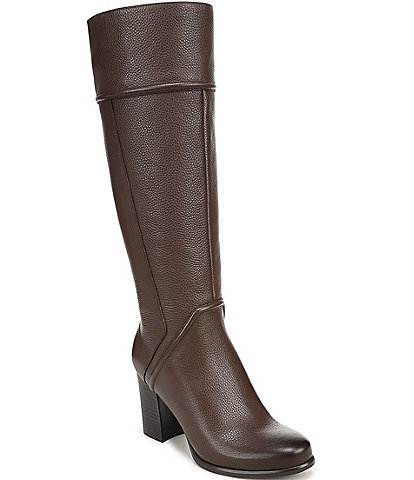 Naturalizer Lexa Textured Leather Knee High Boots