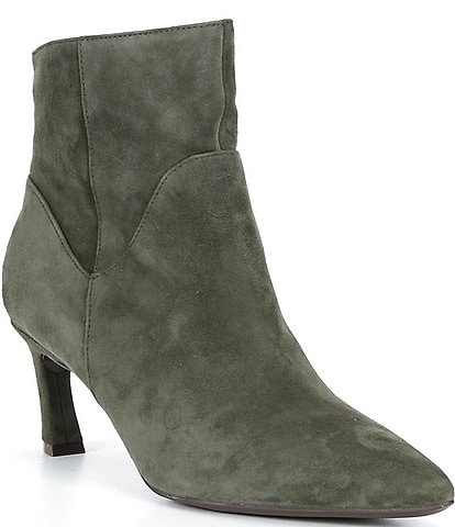 Naturalizer Mabel Suede Pointed Toe Ankle Booties