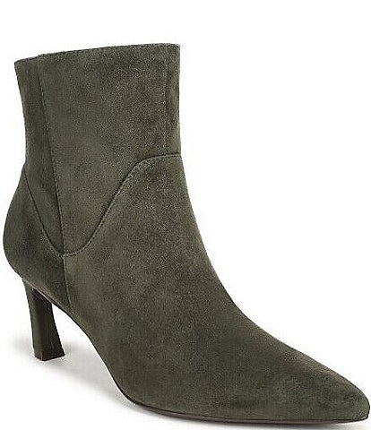 Naturalizer Mabel Suede Pointed Toe Ankle Booties