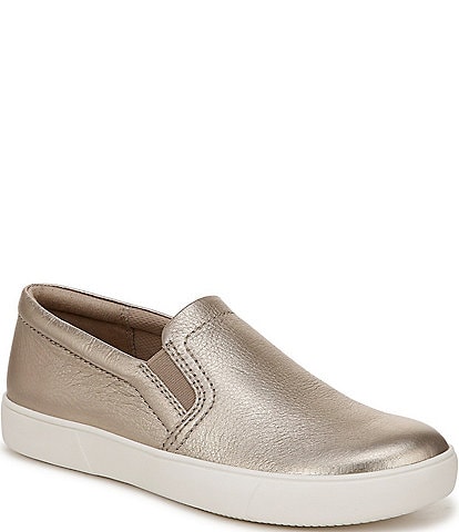 Naturalizer Marianne Slip On Metallic Leather Sneakers