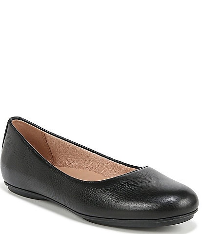 Naturalizer Maxwell Tumbled Leather Ballet Flats