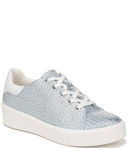 Naturalizer Morrison 2.0 Metallic Woven Leather Sneakers