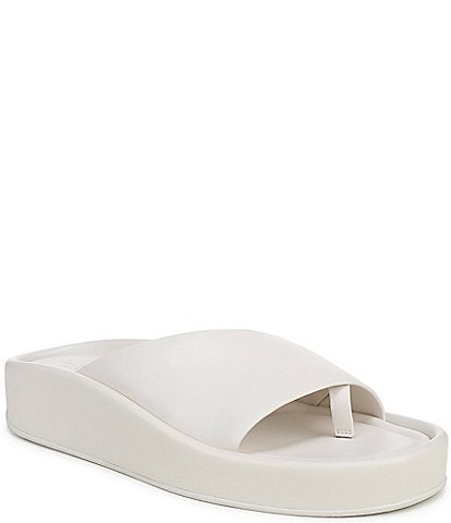 Naturalizer So-Fly Leather Banded Platform Slide Sandals