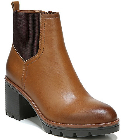 brown booties dillards