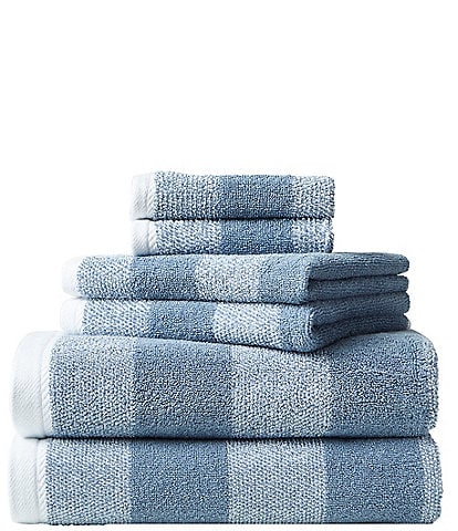 Nautica Oak Lake Moonmist Blue 6-Piece Bath Towel Set