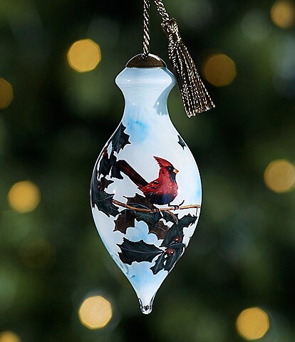 Ne' Qwa Art 2022 Always With You Red Cardinal Hand Painted Glass Ornament Exclusive at Dillard's