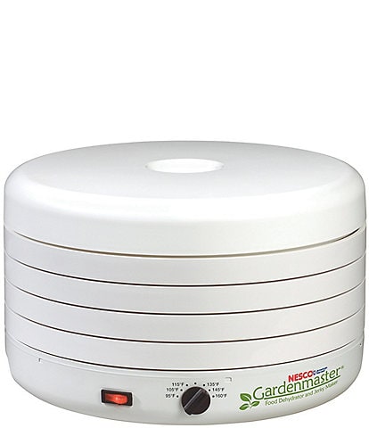 Nesco Gardenmaster 4-Tray White Expandable Food Dehydrator with Recipe Book
