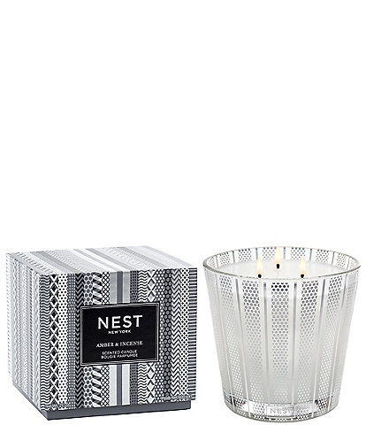 NEST New York Amber & Incense 3-Wick Candle