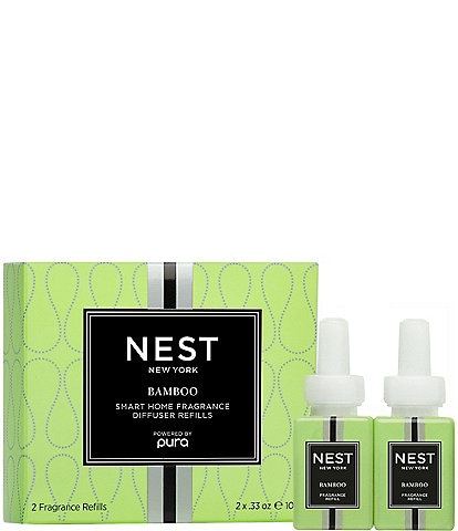 NEST New York Bamboo Refill Duo for NEST x Pura Smart Home Fragrance Diffuser- Smart Vials
