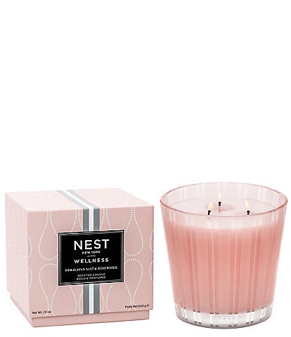 NEST New York Himalayan Salt & Rosewater 3-Wick Candle