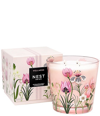 NEST New York Himalayan Salt & Rosewater Decorative Luxury Candle, 47.3 oz.