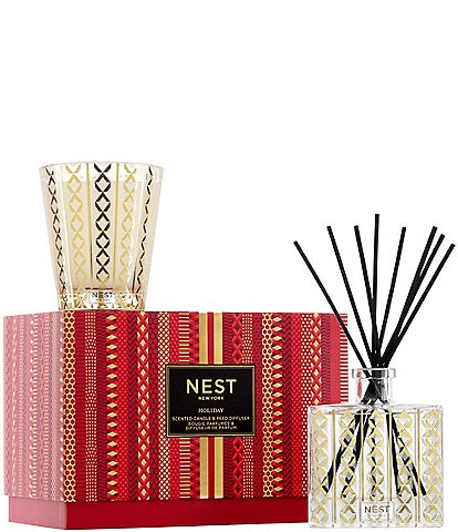 Nest New York Holiday Classic Candle & Reed Diffuser Set