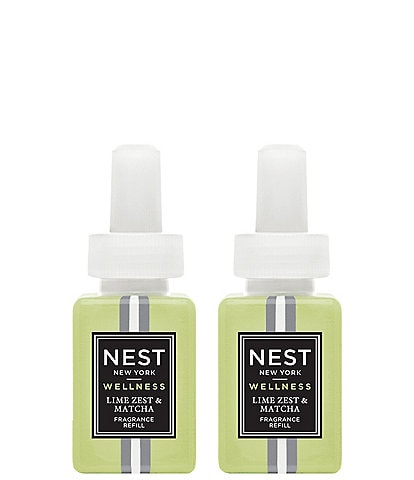 NEST New York x Pura Lime Zest & Matcha Refill Duo Smart Home Fragrance Diffuser- Smart Vials