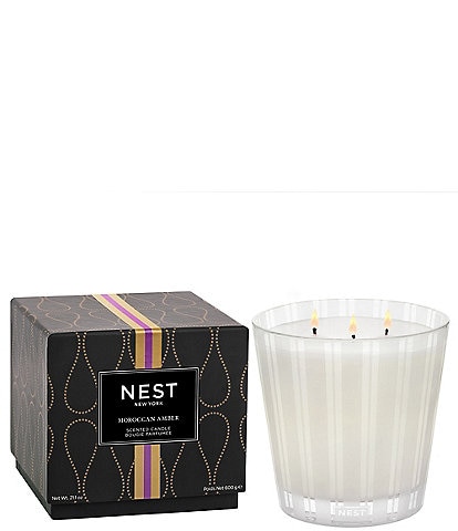 NEST New York Moroccan Amber 3-Wick Candle