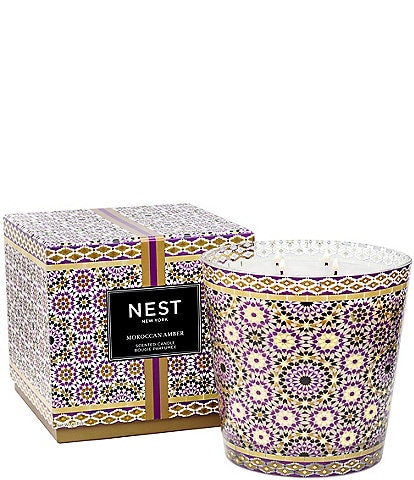 NEST New York Moroccan Amber Decorative 4-Wick Candle, 43.7 oz.