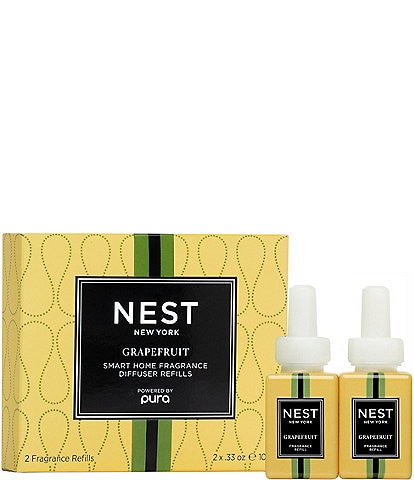 NEST New York Pura Refill Grapefruit Refill Duo for NEST x Pura Smart Home Fragrance Diffuser- Smart Vials