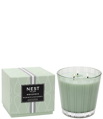 NEST New York Wild Mint & Eucalyptus 3-Wick Candle