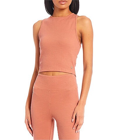 Roxy Never Ending Vacay Coordinating Square Neck Sleeveless Crop Top