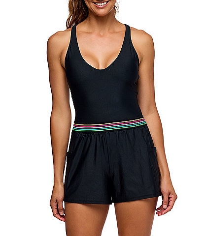 Next by Athena Good Karma V-Neck Sleeveless One Piece Romper