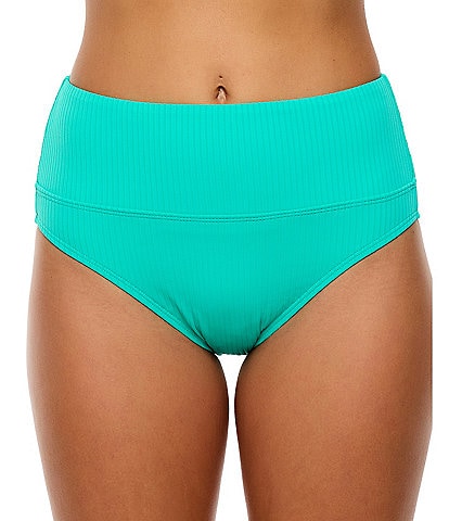 Next by Athena Rib Harmony High Waist Swim Bottom