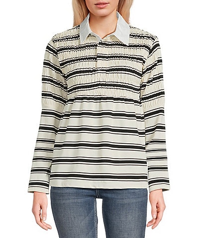 NIA Barrington Stripe Long Sleeve Top