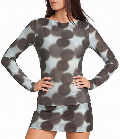 NIA Imogen Mesh Dot Coordinating Top