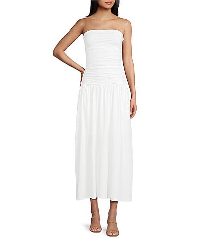NIA Santal Strapless Maxi Dress