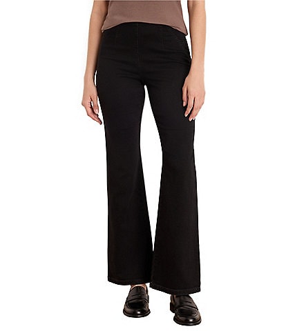 NIC + ZOE Berkeley Cotton-Blend Pull-On Boot Leg Jeans