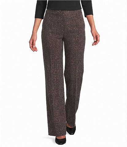 NIC + ZOE Lenox Wide-Leg Printed Sleek Stretch Pant