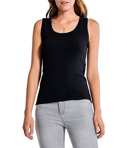 NIC + ZOE Perfect Stretch Knit Scoop Neck Sleeveless Tank