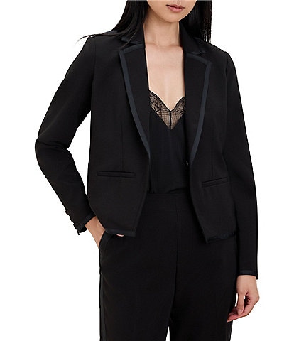 NIC + ZOE Sleek Stretch Grosgrain Anywhere Blazer