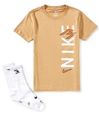 Nike 3BRAND by Russel Wilson Big Boys 8-20 Short-Sleeve Wordmark T-Shirt