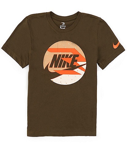 Nike 3BRAND by Russell Willson Big Boys 8-20 Short Sleeve Splatter Circle Graphic T-Shirt