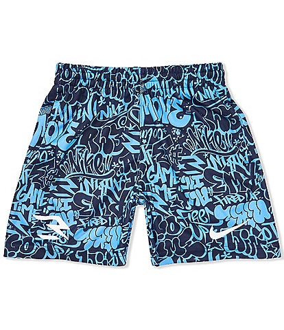 Nike 3BRAND by Russell Wilson Big Boys 8-20 Printed Mesh Shorts