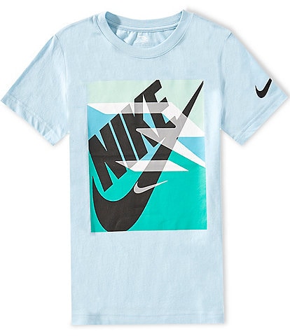 Nike 3BRAND By Russell Wilson Big Boys 8-20 Short Sleeve Gradient Box Logo T-Shirt