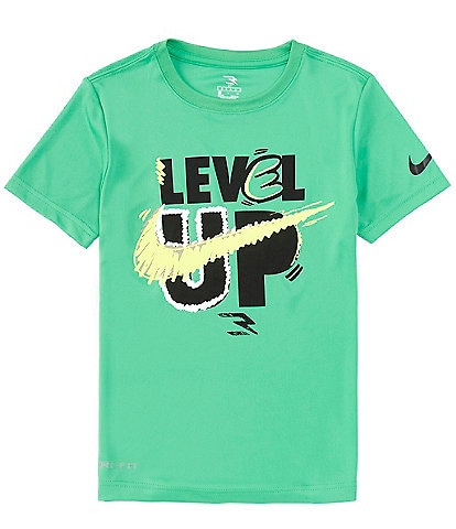 Nike 3BRAND By Russell Wilson Big Boys 8-20 Short Sleeve Level Up Doodle T-Shirt