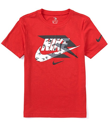 Nike 3BRAND By Russell Wilson Big Boys 8-20 Short Sleeve Swoosh Mash Up Graphic T-Shirt