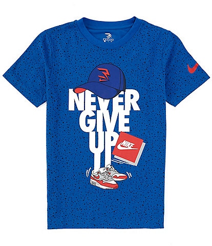 Nike 3BRAND by Russell Wilson Big Boys 8-20 Short Sleeve Never Give Up Capmando T-Shirt