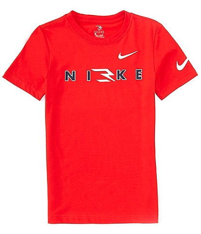 Nike 3BRAND By Russell Wilson Big Boys 8-20 Short Sleeve Wordmark T-Shirt