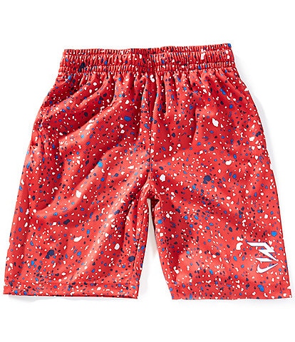 3BRAND By Russell Wilson Big Boys Speckle Mesh AOP Shorts