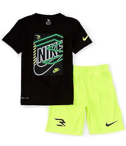Nike 3BRAND by Russell Wilson Big Boys 8-20 Short Sleeve Wordmark