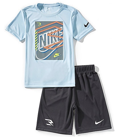 Nike 3BRAND By Russell Wilson Big Boys 8-20 Three X Three Short Set