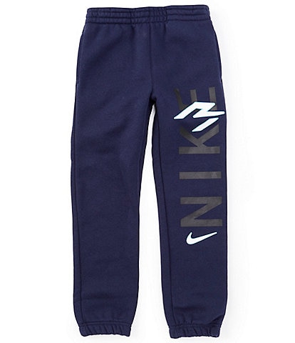 Nike 3BRAND by Russell Wilson Big Boys 8-20 Vertical Wordmark Fleece Jogger Pants