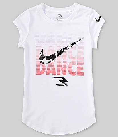 Nike 3BRAND By Russell Wilson Big Girls 7-16 Dance Short-Sleeve T-Shirt