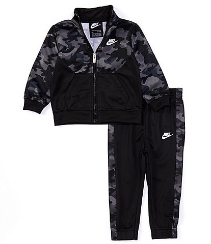 Nike Baby Boys 12-24 Months Camouflage/Solid Color Block Tricot Jacket & Matching Jogger Pant Set