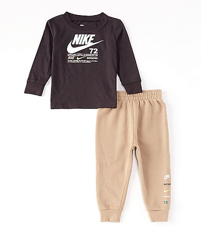 Nike Baby Boys 12-24 Months Long-Sleeve Illuminate Jersey Tee & Sueded Fleece Jogger Pant Set