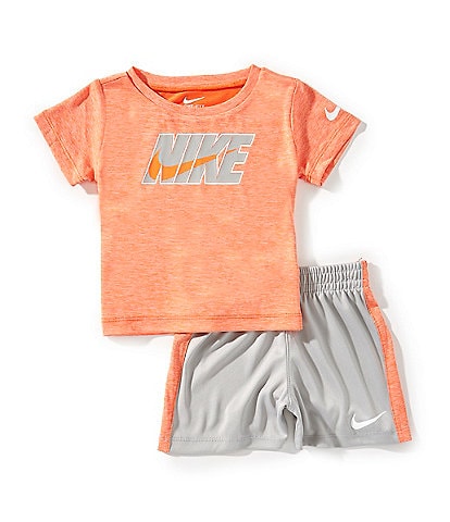 Nike Baby Boys 12-24 Months Nike Logo Wordmark Logo & Short Set