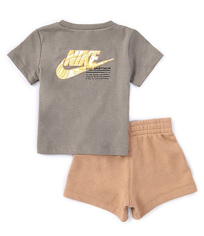Nike Baby Boys 12-24 Months Short Sleeve Jersey T-Shirt & French Terry Shorts Set
