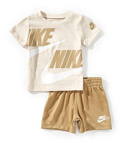 Nike Baby Boys 12-24 Months Short Sleeve Split Futura T-Shirt & Solid Shorts Set