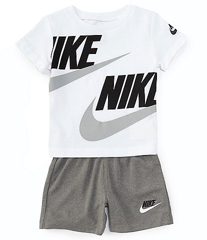 Nike Baby Boys 12-24 Months Short Sleeve Split Futura T-Shirt & Solid Shorts Set